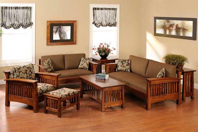 Nên chọn mua sofa gỗ hay sofa nệm cho phòng khách hiện đại?