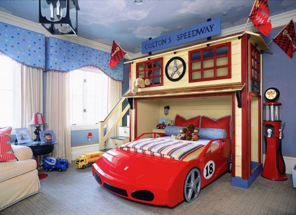 thiết kế phòng ngủ cho bé trai